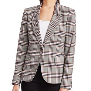 Derek Lam 10 Crosby Plaid Blazer